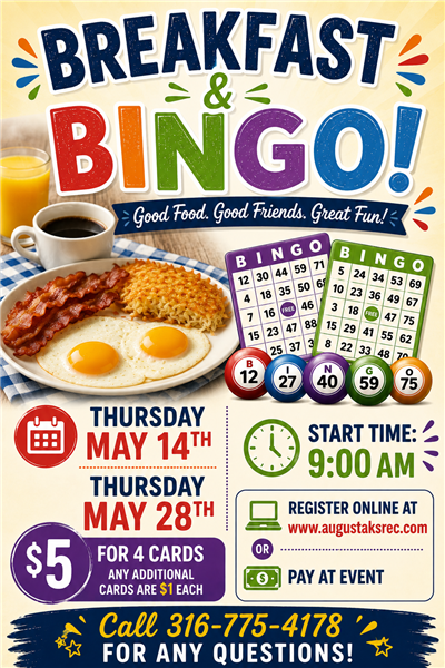 Bingo & Breakfast flyer